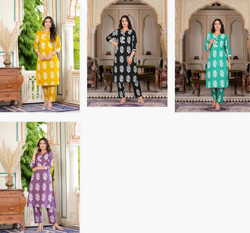 Ziyaa Vol 64 Cotton Printed Kurti With Pant Wholesale Market In Surat