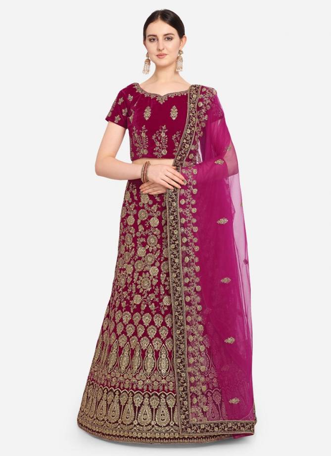 Ruchita Latest Designer Wedding Wear Heavy Zari Embroidery With Embroidery Worked Dupatta 