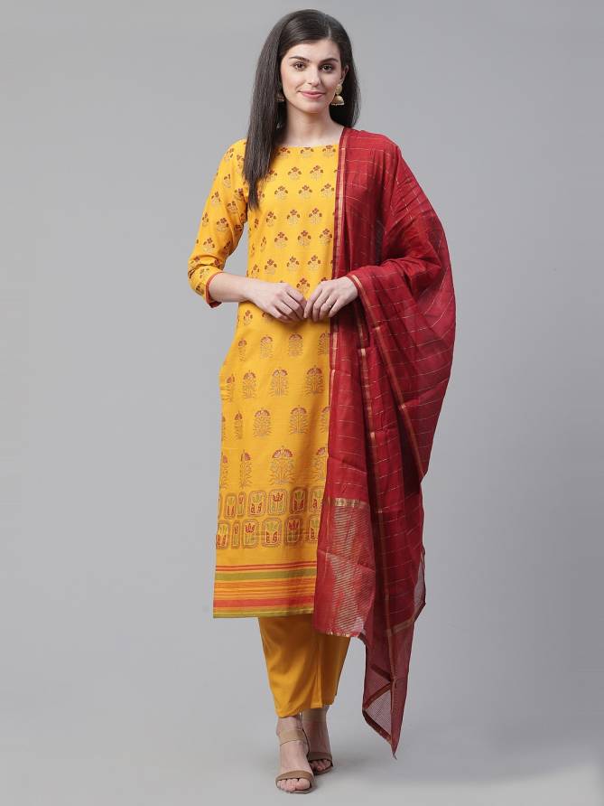 Crystal 2 Casual Fancy Regular Wear Ready Made Cotton Plazzo Suit Collection