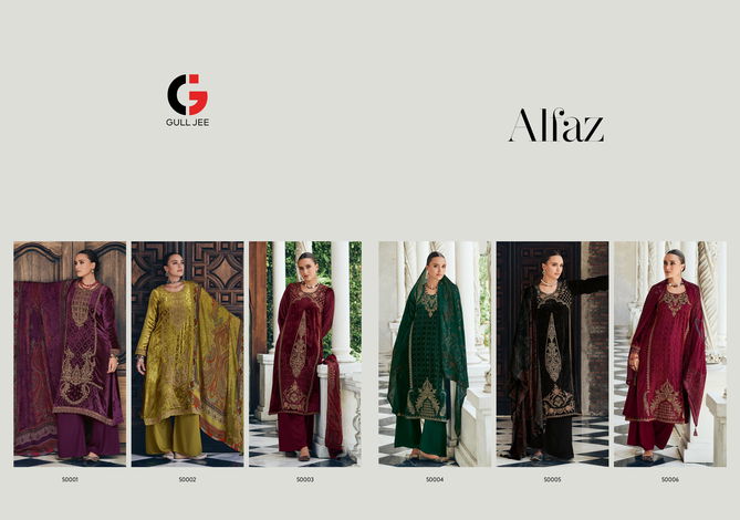 Alfaz By Gull Jee Winter Wear Viscose Velvet Salwar Kameez Wholesale Online