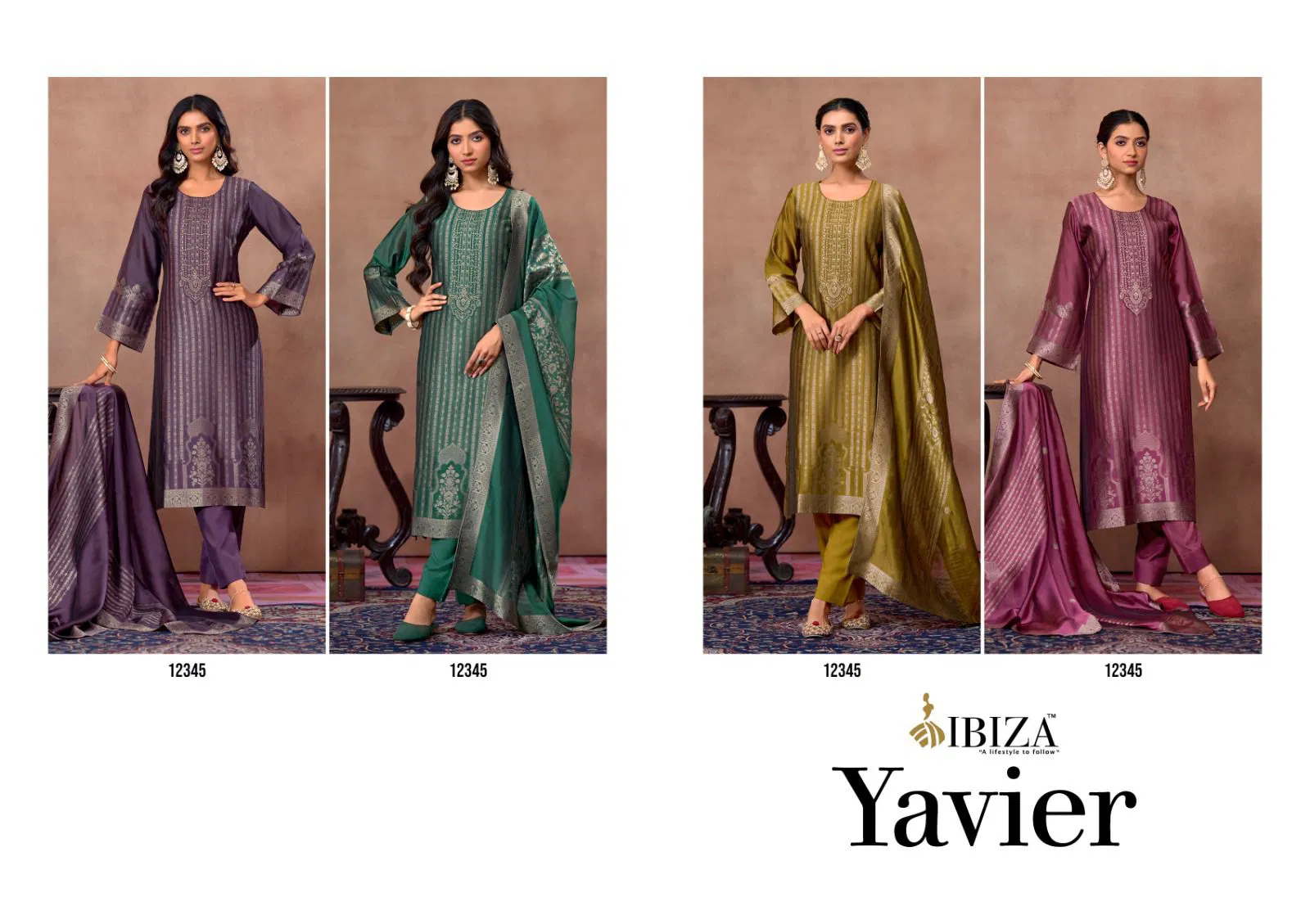 Yavier By Ibiza Banglory Silk Designer Salwar Kameez Wholesalers In Delhi