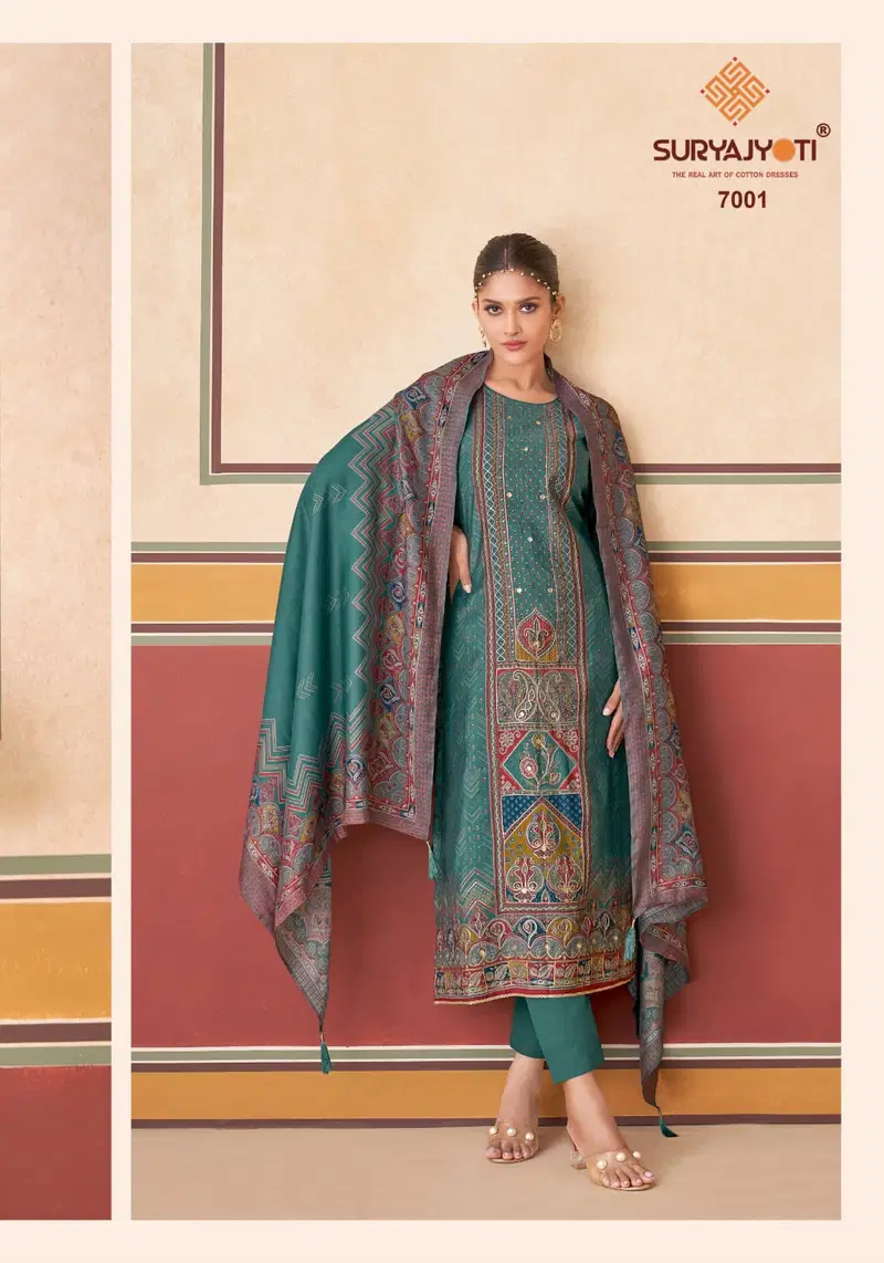 Suryajyoti Payal Vol 7 Modal Printed With Foil Dress Material Collection