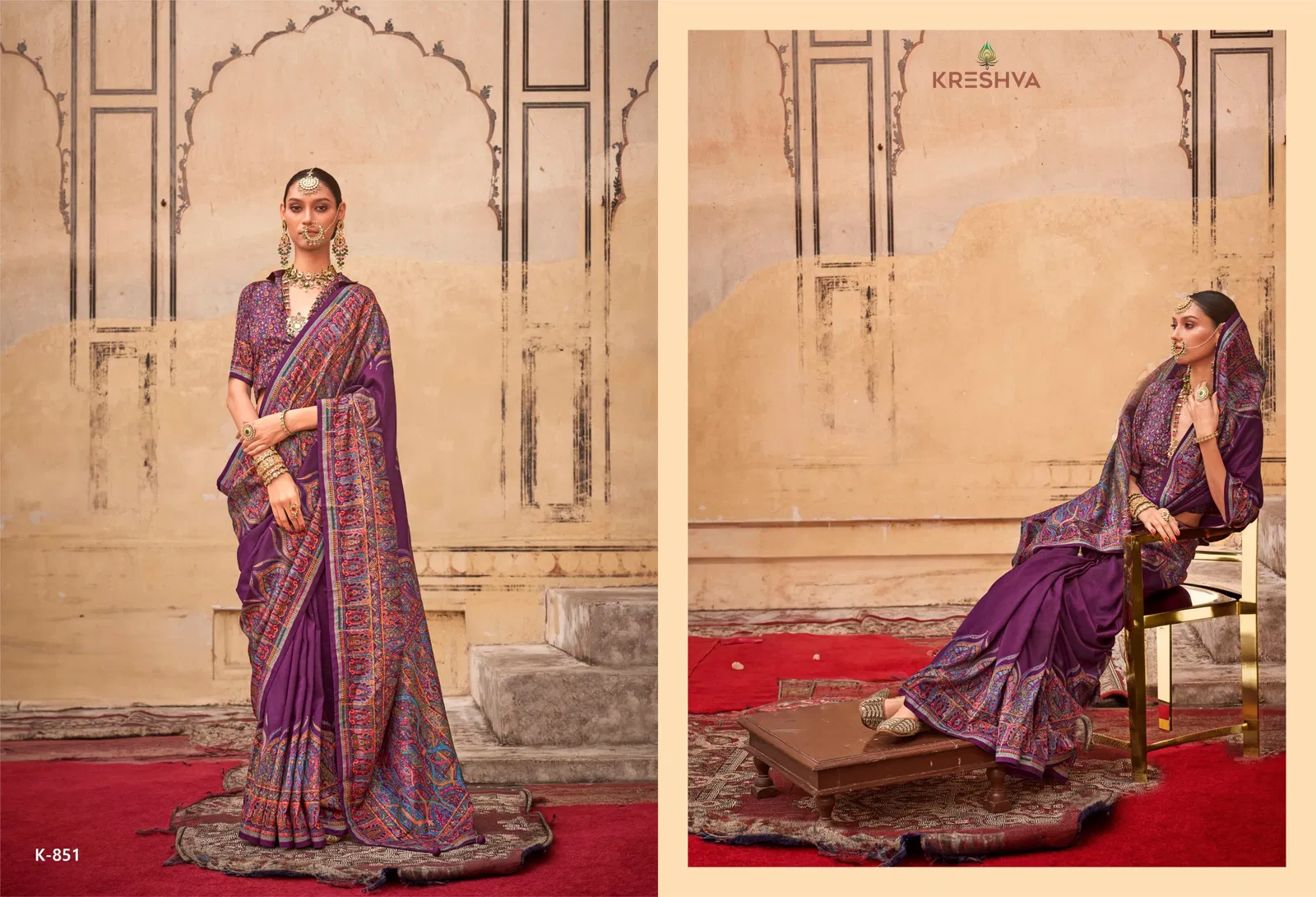  Kreshva Pv Silk by Rambha Silk Party Wear Saree Wholesale Price In Surat