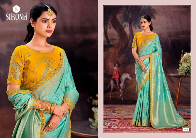 Rubby Silk By Sirona Dola Silk Designer Party Wear Sarees Suppliers In India