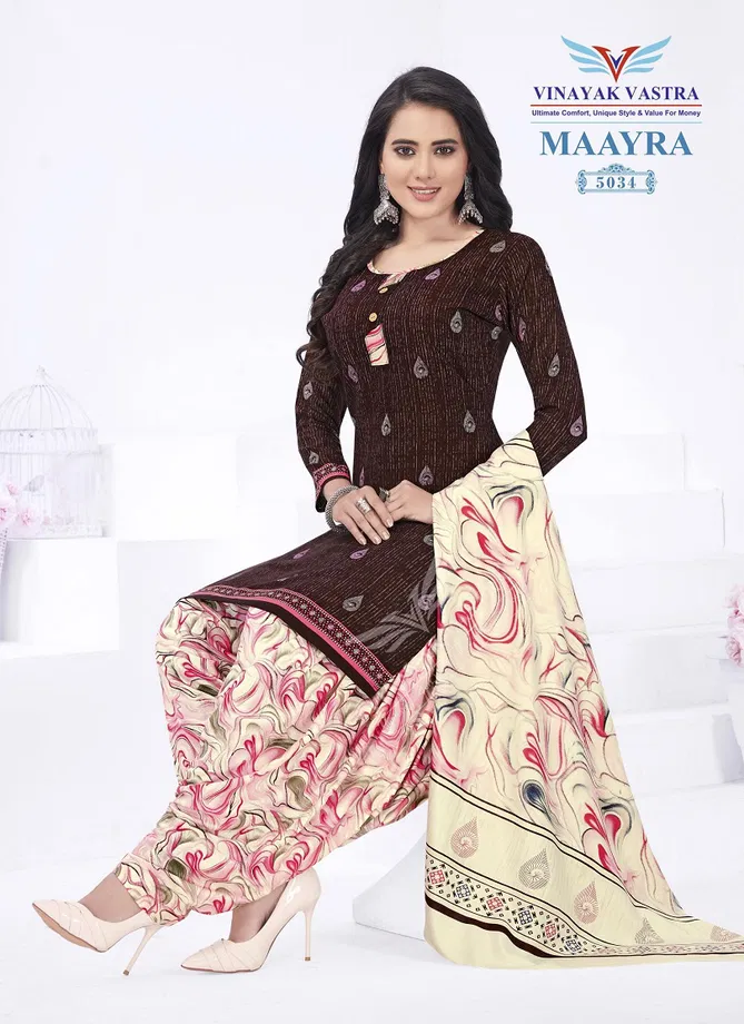 Vinayak Vastra Maayra Vol 2 Printed Dress Material Catalog
