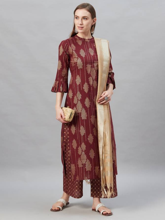 Era Sparrow 3 Casual Fancy Regular Wear Designer Ready Made Cotton Plazzo Suit Collection
