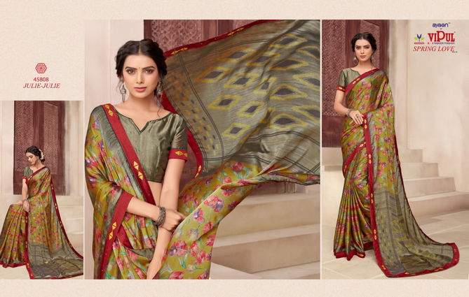 VIPUL SPRING LOVE VOL-2 Latest Fancy Casual Wear Fancy Printed Saree Collection