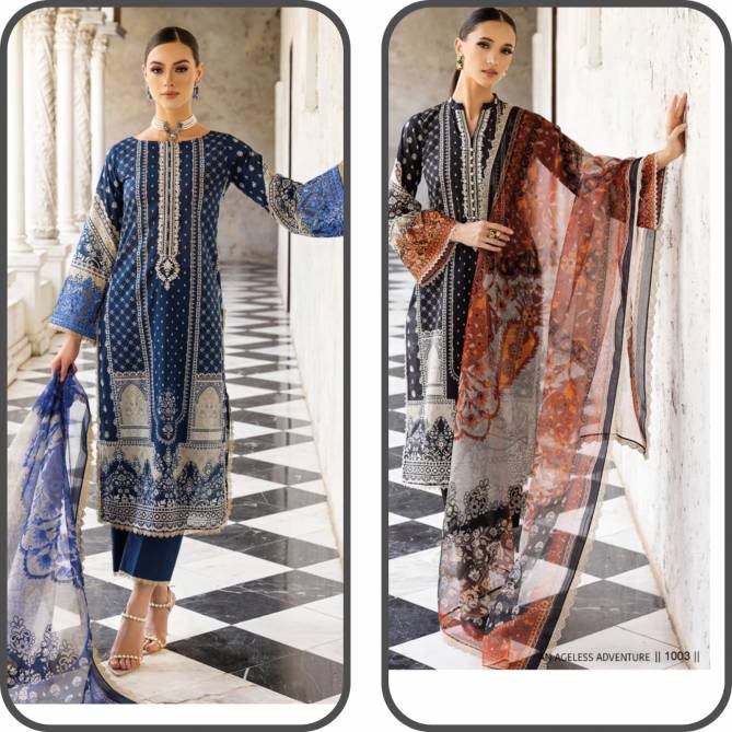 Shraddha Bliss Vol 1 Lawn Cotton Pakistani Suits Catalog
