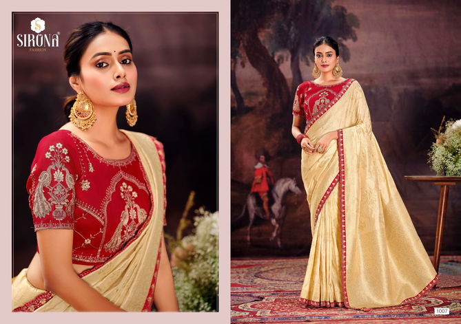 Rubby Silk By Sirona Dola Silk Designer Party Wear Sarees Suppliers In India