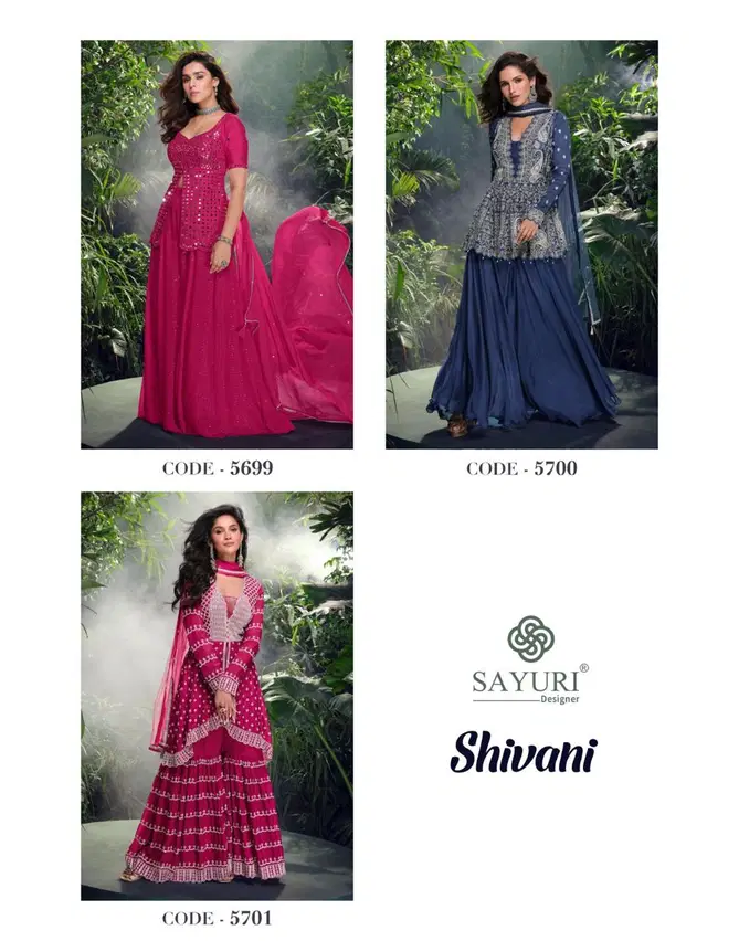 Shivani By Sayuri Designer Fancy Readymade Suits Orders In India