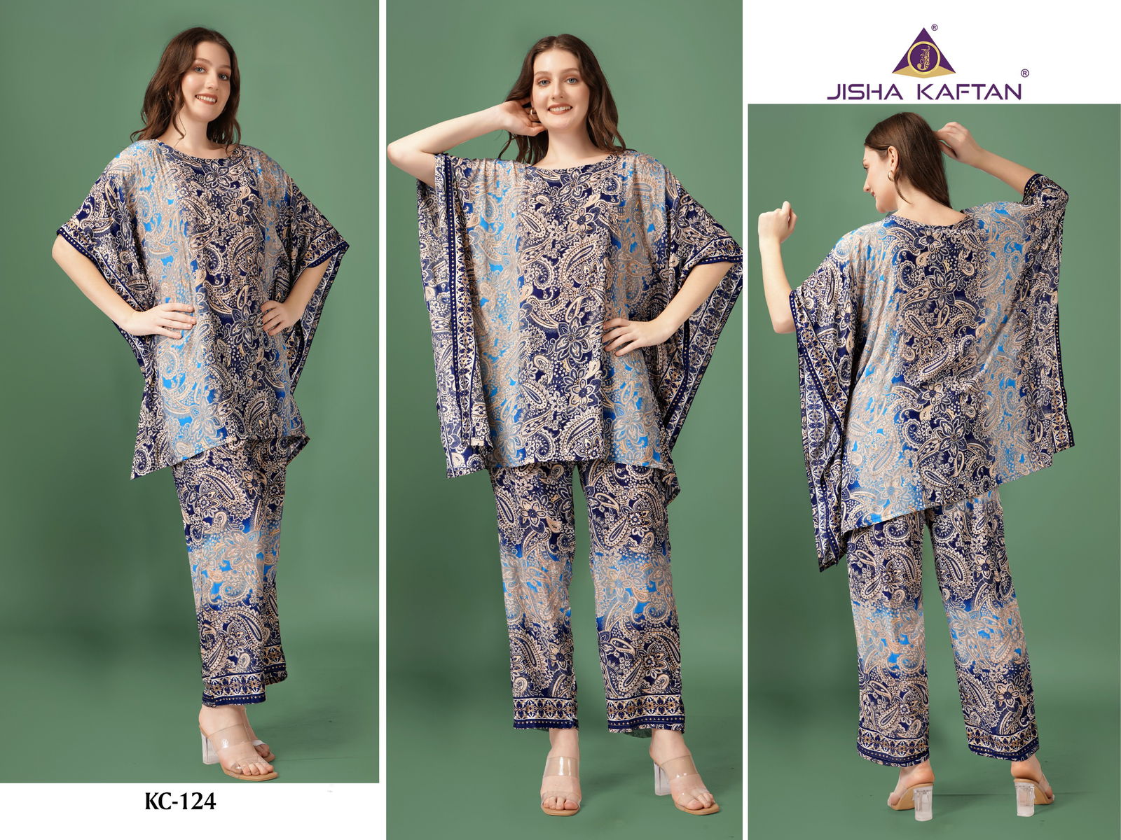 Rayon Co Ord Vol 4 By Jisha Kaftan Western Cord Set Islamic Kaftan Wholesale Online