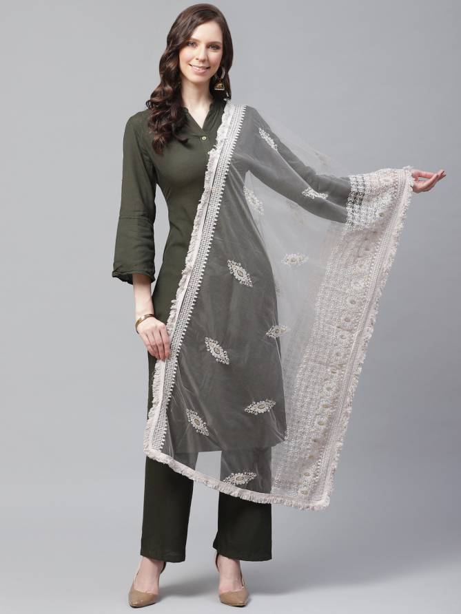 Zarika Lkd Dupatta 3 Latest Full Net With Embroidery Work Dupatta Collection 