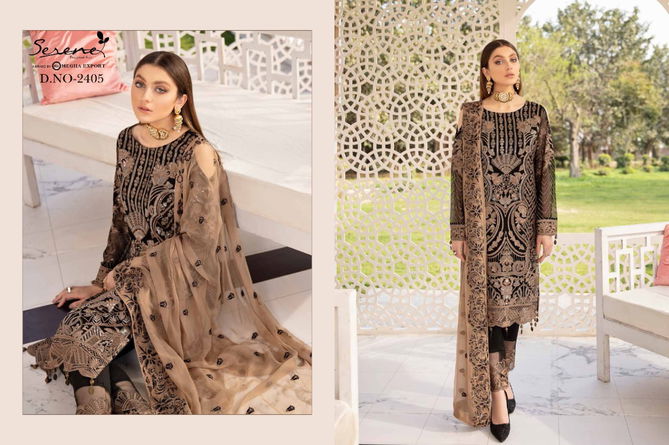 Serene Ramsha Eid Festival Wear Georgette Pakistani Salwar Kameez Collection
