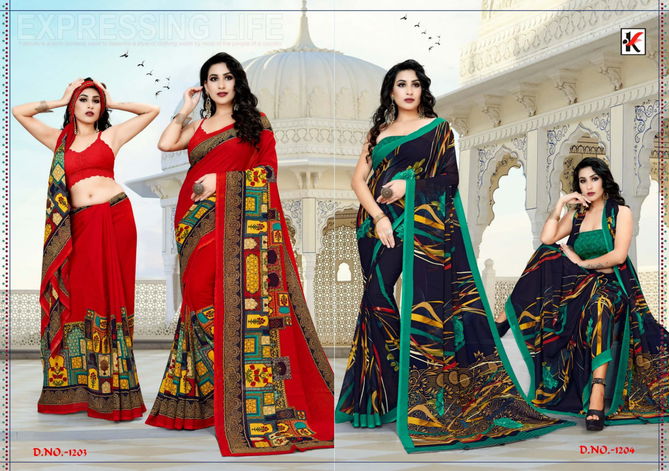 Garam Chai 102 Rennial Printed Designer Regular Wear Sarees Collection
