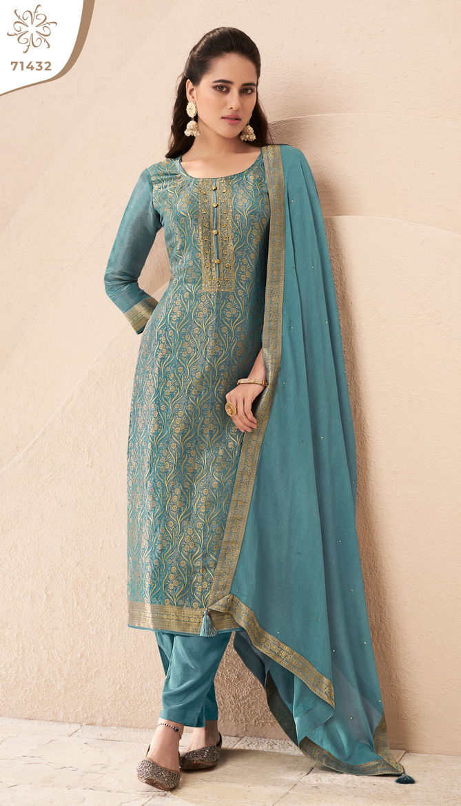 Star By Vinay Kuleesh Simmer Jacquard Salwar Suit Surat Exporters In India