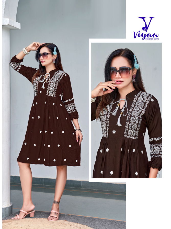 Viyaa Candy Heavy Rayon Fancy Tunic Collection
