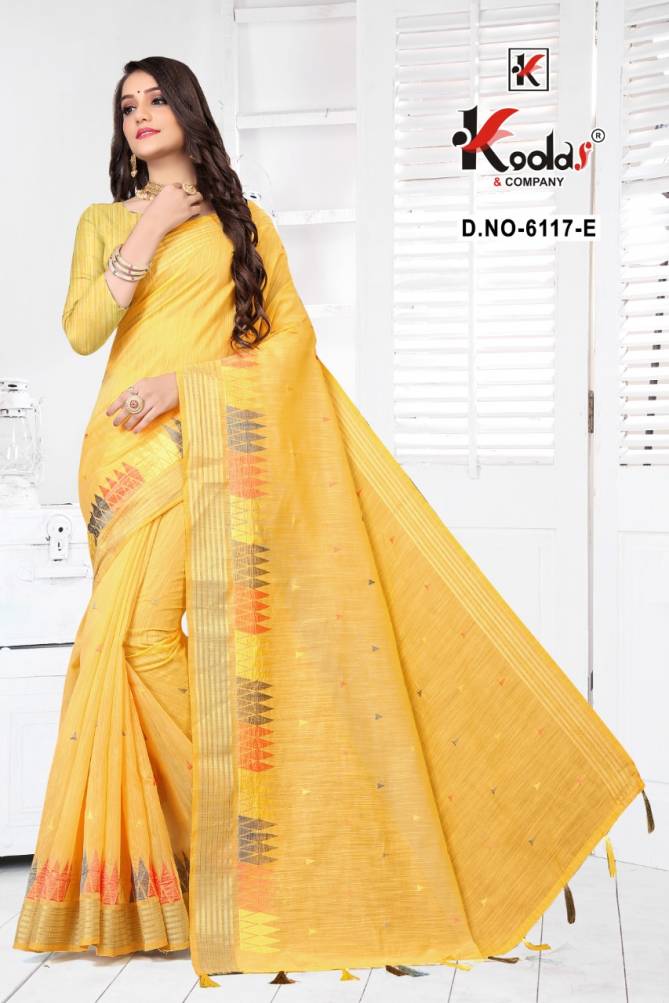 Ruhani 6117 Casual Wear Cotton Designer Fancy Sarees Collection
