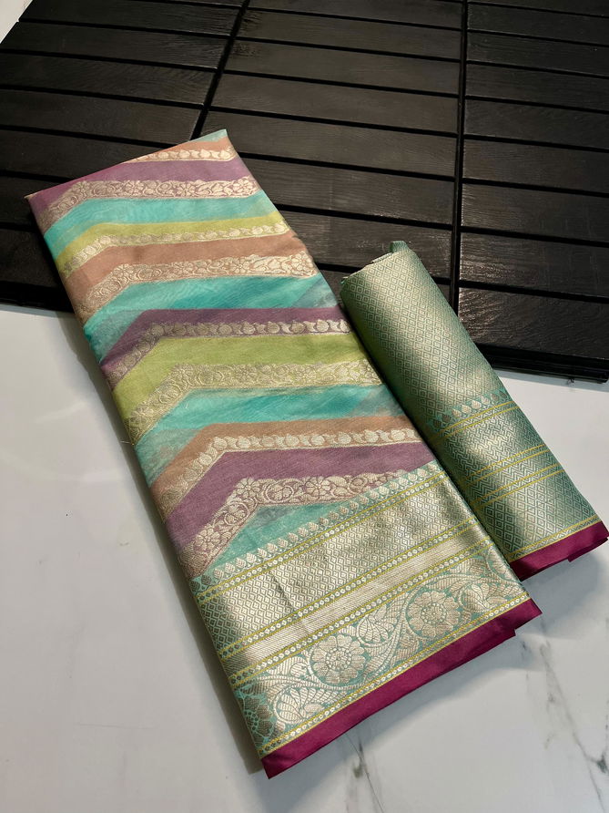 Wow Fancy Silk Lehriya Wholesale Saree Suppliers In Mumbai