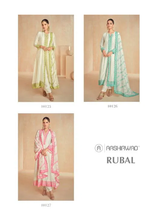 Rubal By Aashirwad Designer Silk Readymade Suits Orders In India