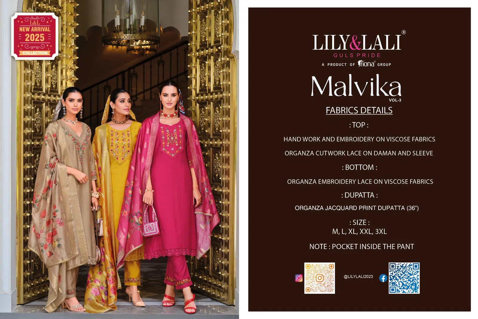 Malvika Vol 3 By Lily And Lali Viscose Embroidery Kurti With Bottom Dupatta Wholesale In India