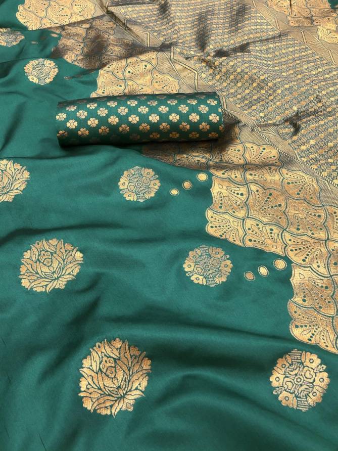 Niharika Silk 30 Latest Designer Wedding Wear Banarasi jacquard Saree Collection
