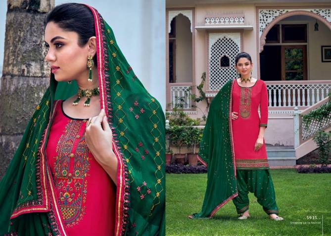 Kessi Patiyala House 85 Jam Silk With Work Festive Wear Designer Dress Material Collection

