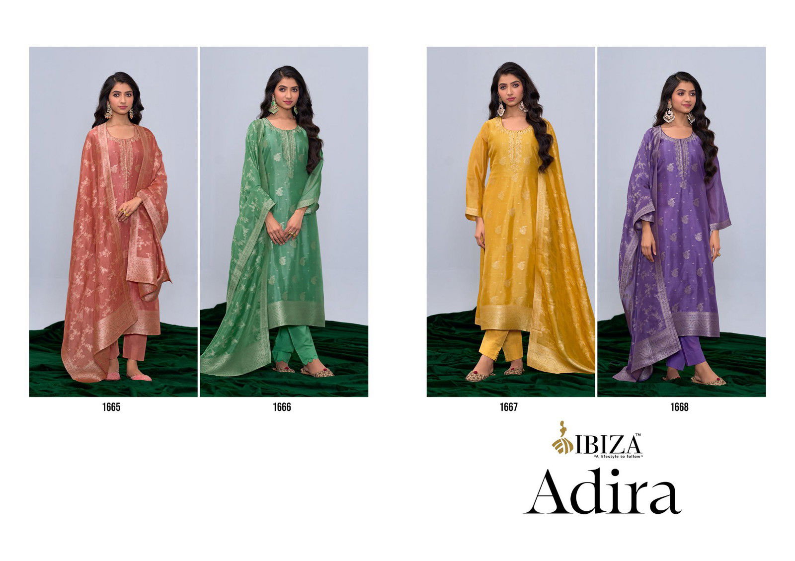 Adira Kosa Silk by Ibiza Silk Jacquard Salwar Kameez Collection