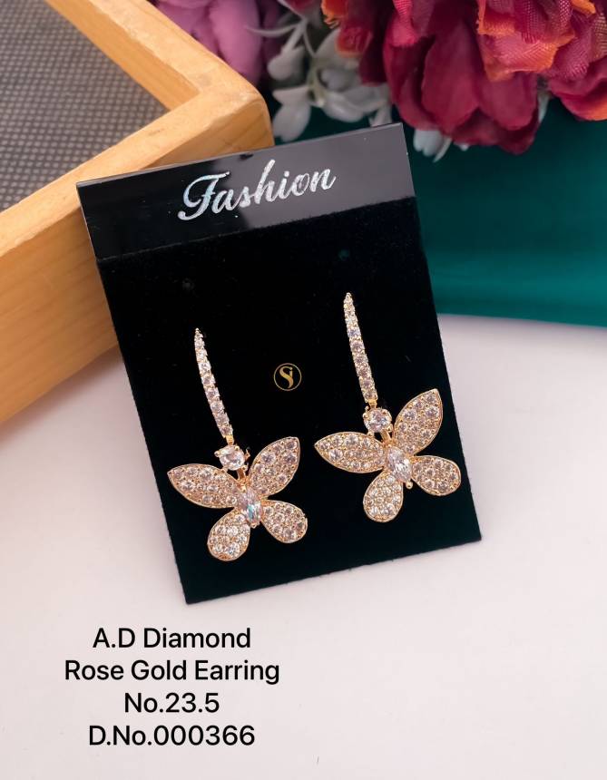 Diamond Silver Earrings Set Wholesale Earrings in India