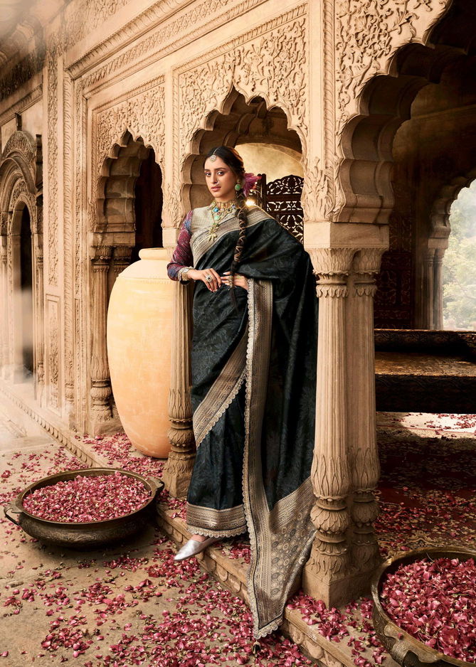 Kalaya Silk By Kira Banarasi Silk Fancy Saree Wholesale In India
