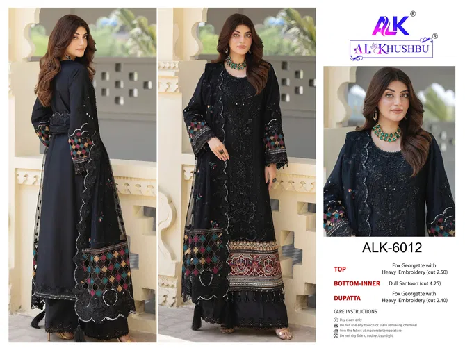 Afifa Vol 4 By Al Khushbu Georgette Pakistani Suits Suppliers In India