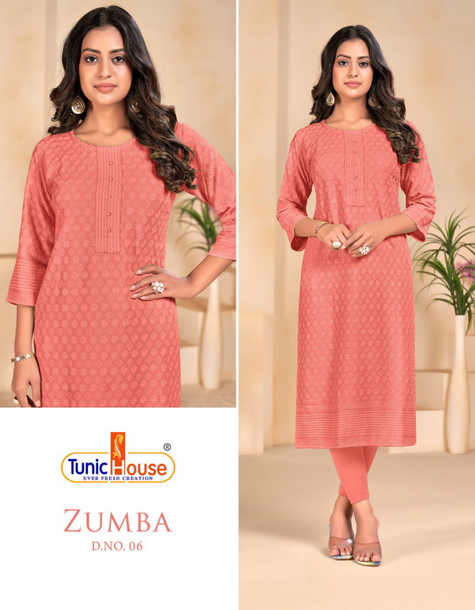 Zumba 06 By Tunic House Viscose Bulk Kurti Orders In India 