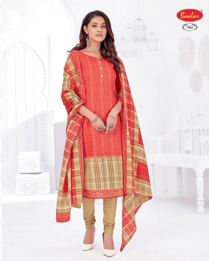 Baalar Zaara 7 New Collection Of Pure Cotton Printed Dress Material 