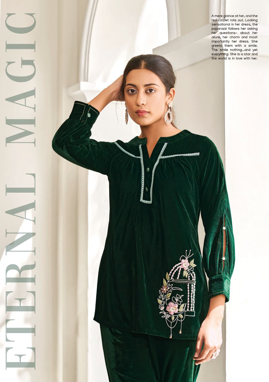 Marbles 2 By Lady Leela Winter Wear Top With Bottom Catalog