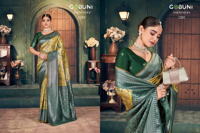 Sakhi Silk By Gobuni Zari Silk Designer Saree Wholesale Price In Surat