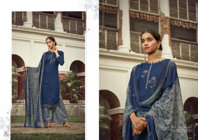 Belliza Nazar E Patiala 6 Fancy Casual wear Heavy Jam Cotton with Kashmiri Embroidery work Top With Four Side Less Nazneen dupatta Dress Material Collection 