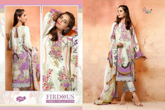 Shree Fab Firdous Urban Collection Of Latest Designer Printed Cotton Pakistani Salwar Suit 