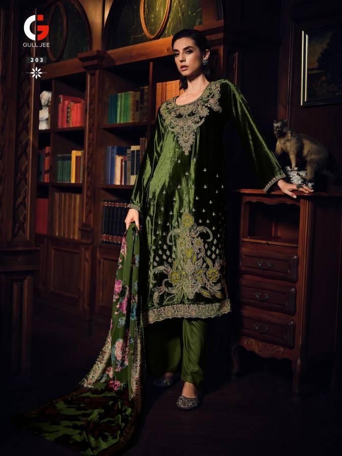 Gull Jee Velvet Ishq Wholesale Salwar Suits Suppliers In India