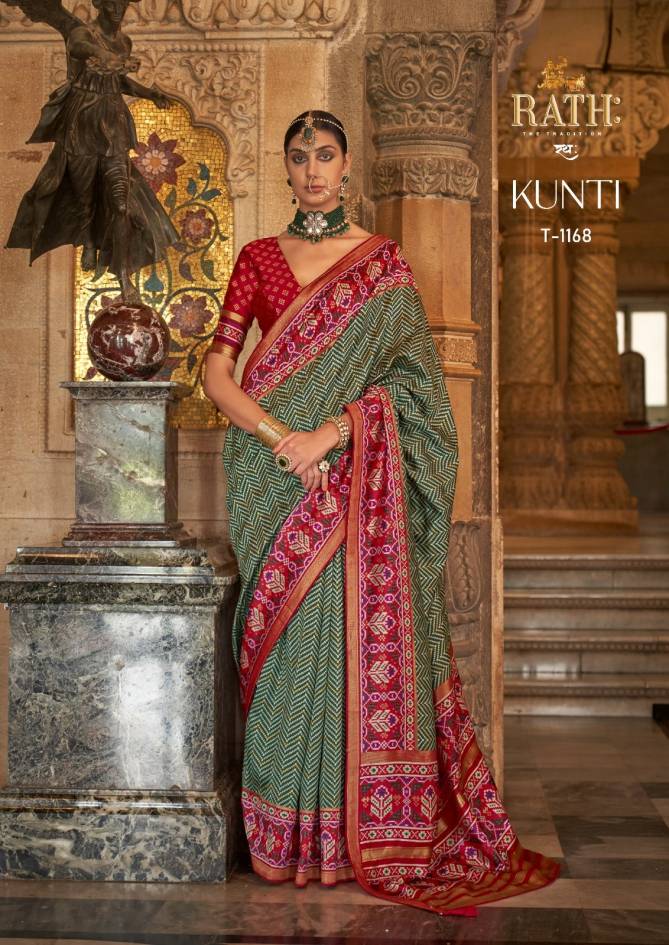 Kunti 1162 To 1171 By Rath Silk Printed Designer Saree Wholesale Online