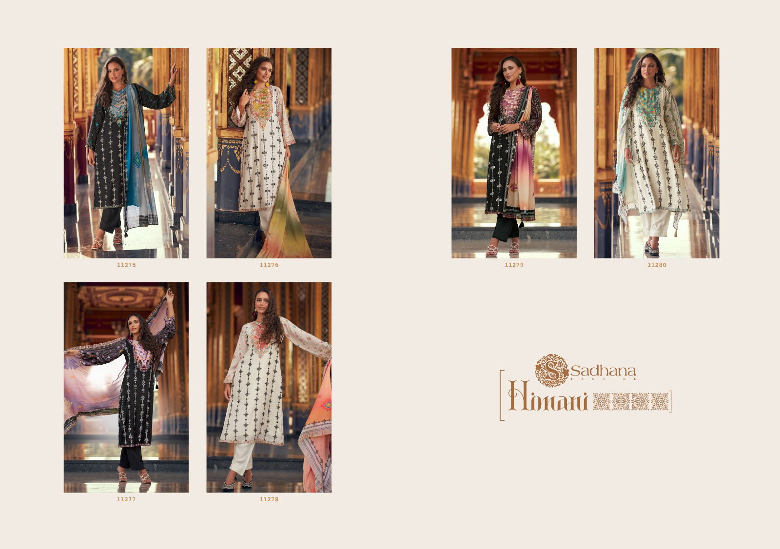 Himani By Sadhana Musline Silk Digital Printed Dress Material Wholesale Online