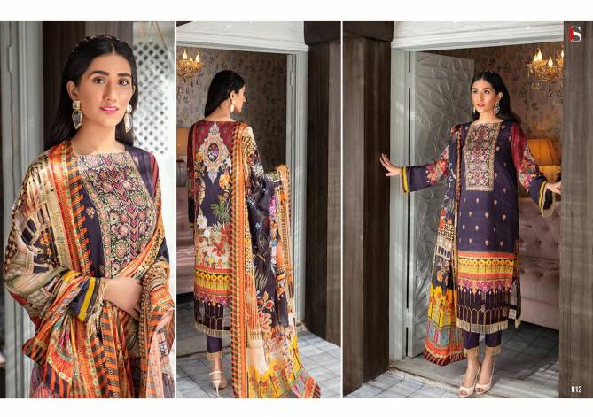 Deepsy Elan 13 Fancy Regular Wear Digital Printed Karachi Dress Materials Collection
