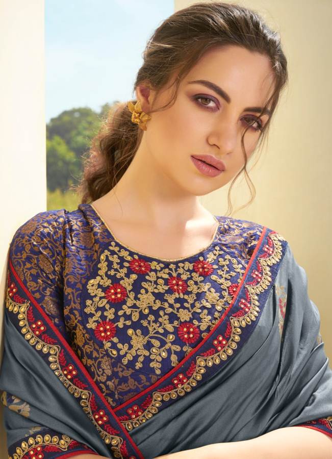 Shangrila Damyanti Latest Fancy Soft Zari Silk Party Wear Festive Wear Saree Collection 