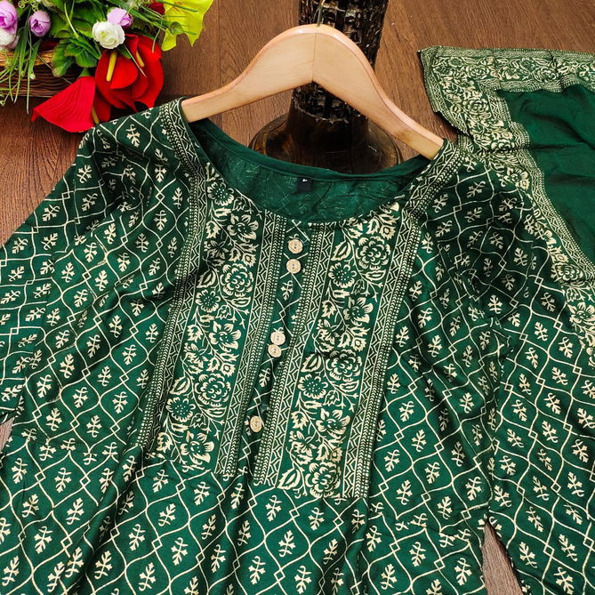 Fg Rayon Cotton Kurti With Bottom Dupatta Wholesalers In Delhi