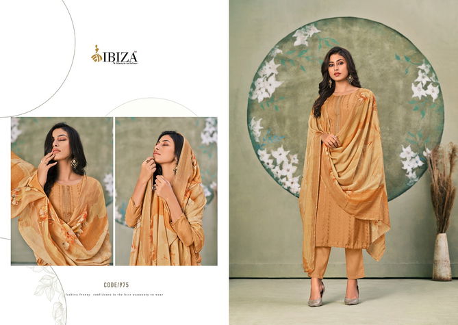 Ibiza Flora Masleen With Fancy Embroidery Festive Wear Exclusive Latest Salwar Kameez Collection
