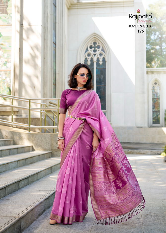 Egypt By Rajpath Rayon Silk Saree Exporters In India