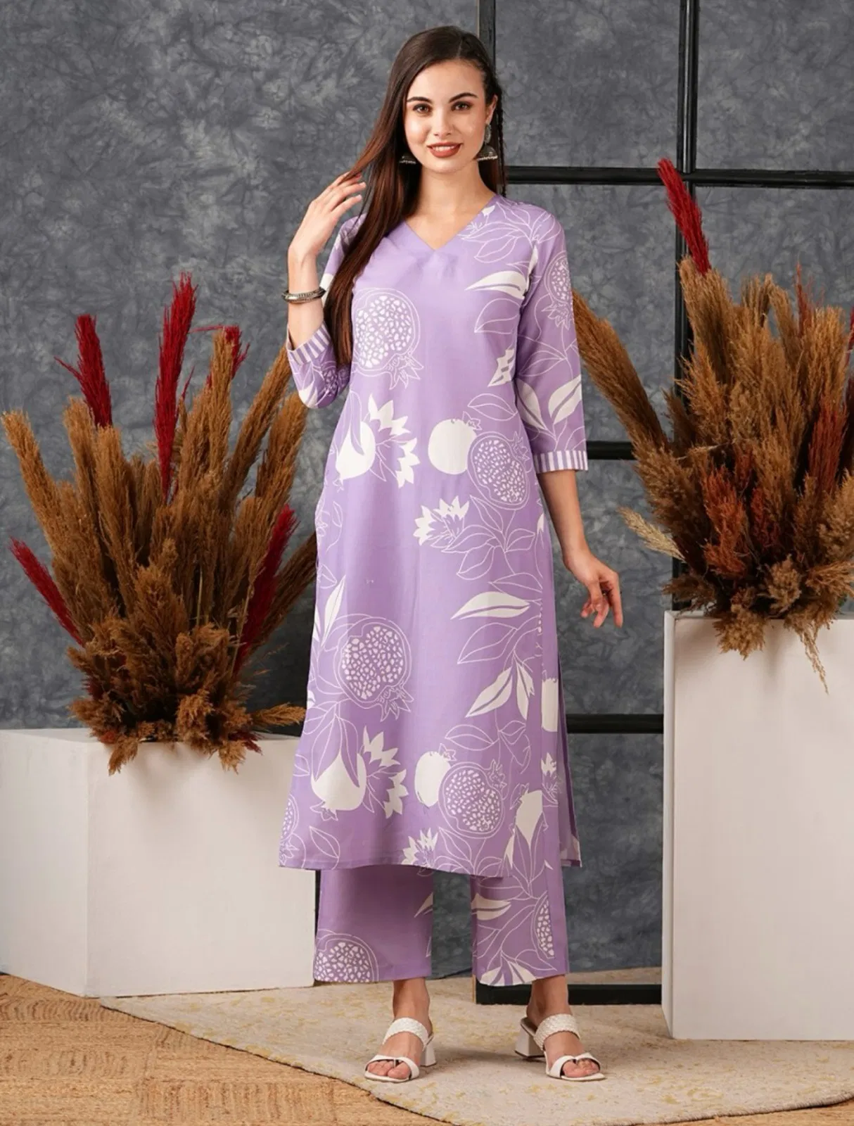 Si 134 By Krishi Cotton Printed Kurti With Bottom Suppliers In India