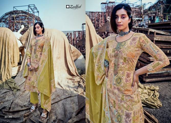 Zulfat Shades Casual Daily Wear Cotton Printed Designer Dress Material Collection
