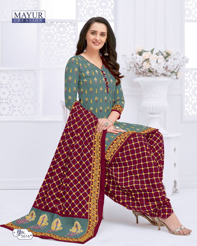 Mayur Khushi 56 Latest fancy Designer Regular Casual Wear Pure Cotton Dress Material Collection
