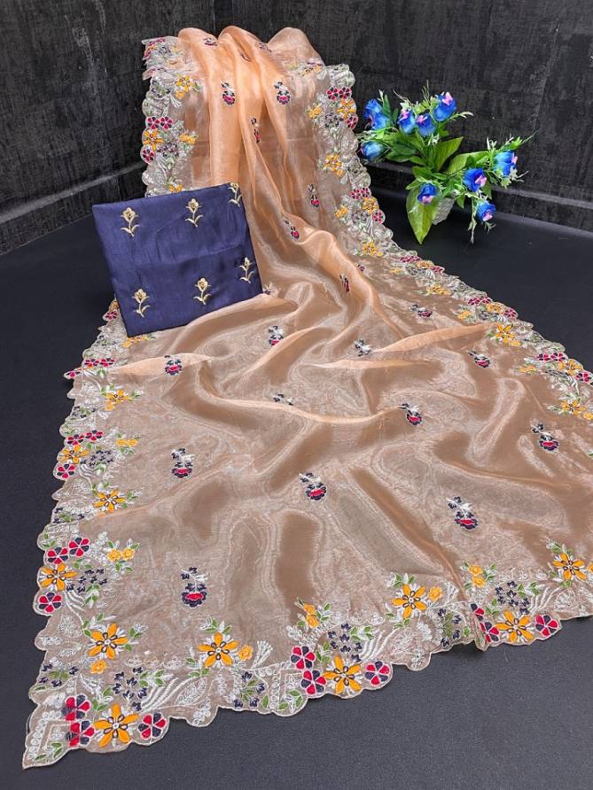 Maahi 45 Latest Designer Party Wear Organza Silk Saree Collection