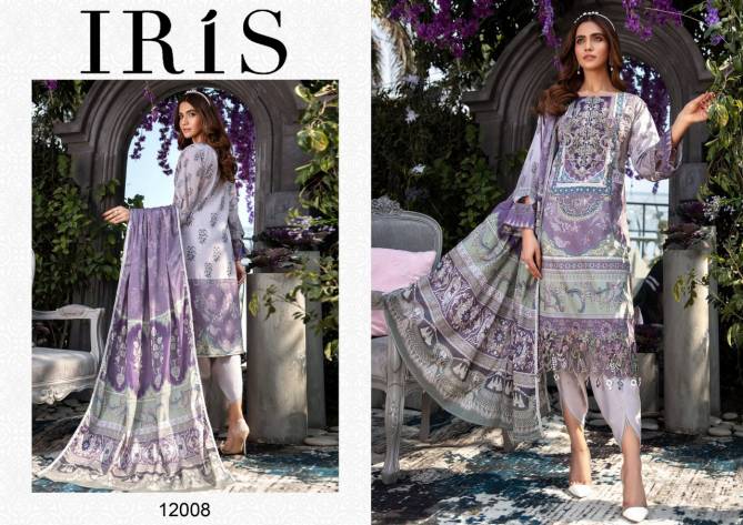 Iris 12 Cotton Karachi Dress Pure Cotton Casual Wear Ready Made Collection
