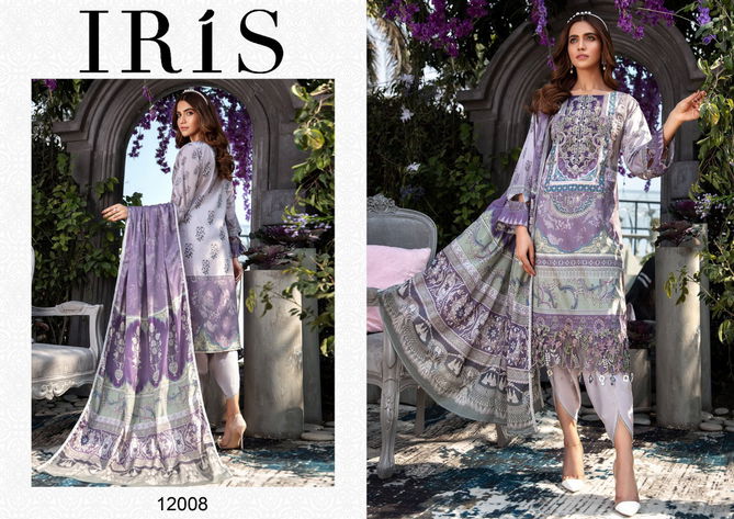 Iris 12 Cotton Karachi Dress Pure Cotton Casual Wear Ready Made Collection
